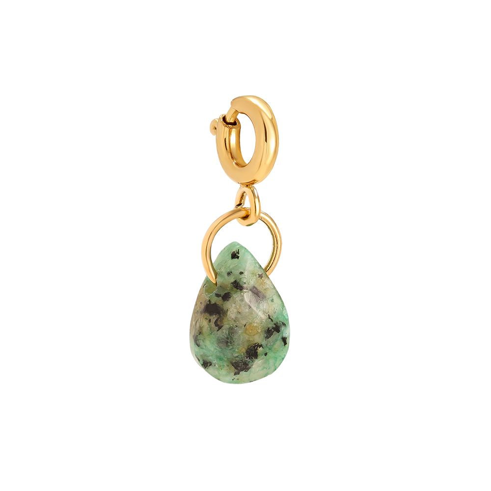 Green Gemstone Drop bedel