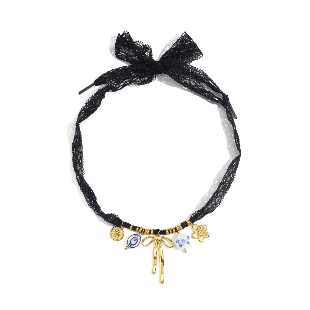 Golden Charm Lace ketting