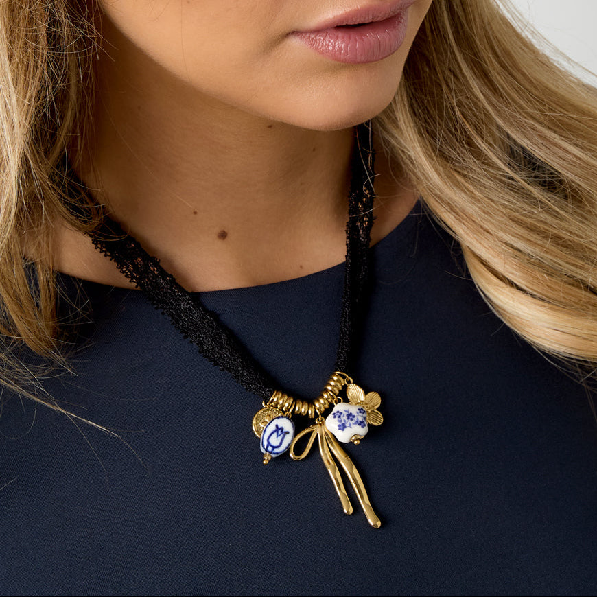 Golden Charm Lace ketting