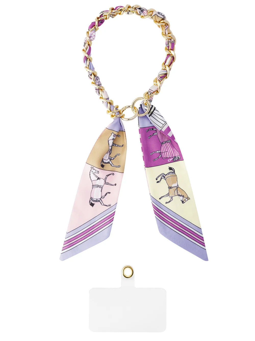 Silky Chain Scarf Phone Strap