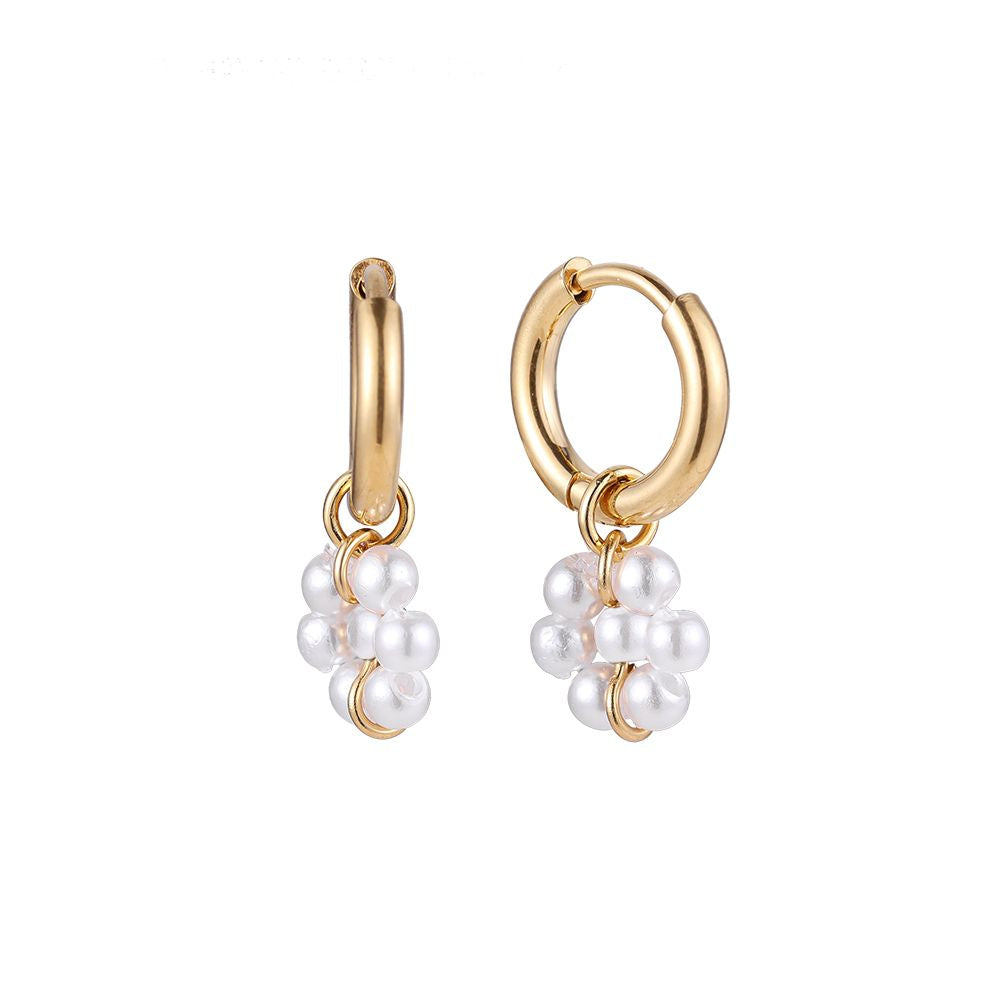 Pearl Blossom Earrings