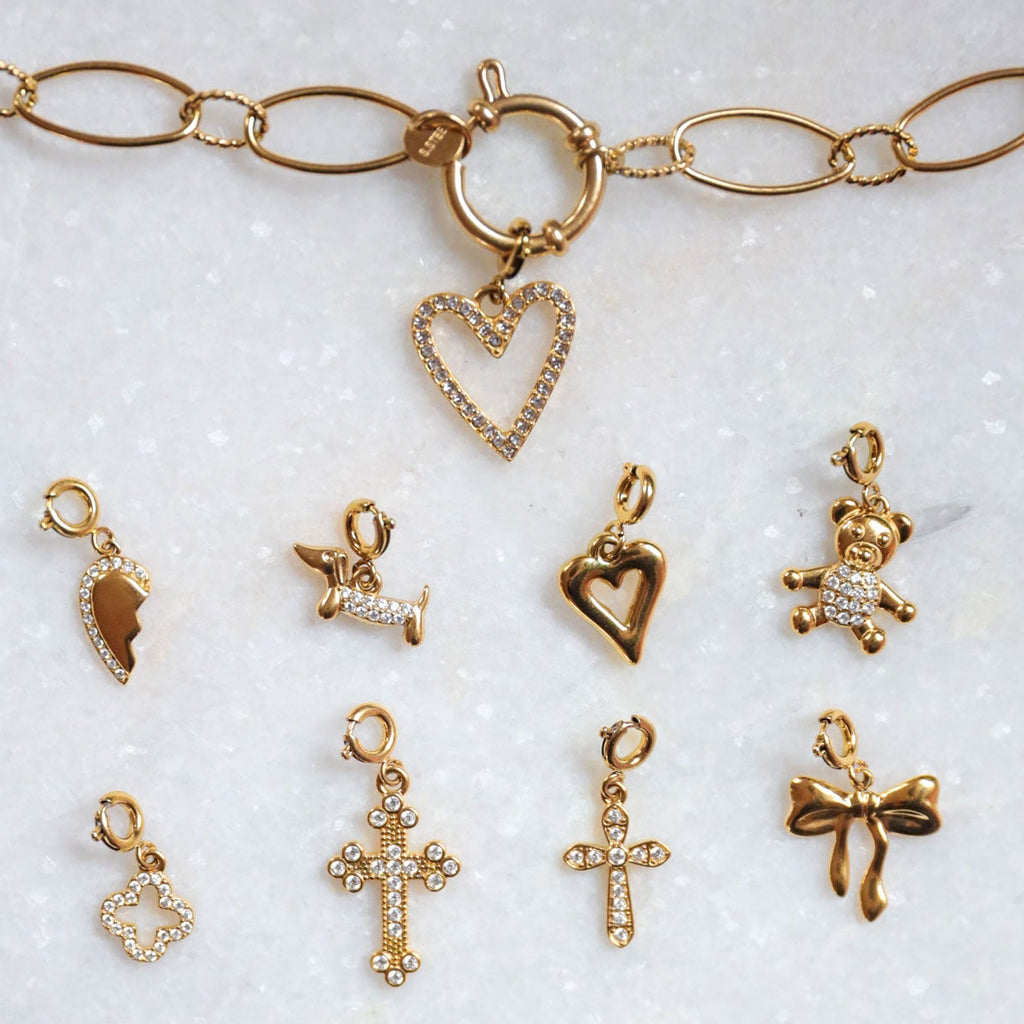 Sparkling Heart Outline bedel