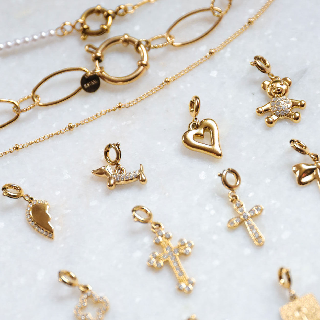 Sparkling Bestie Heart bedel