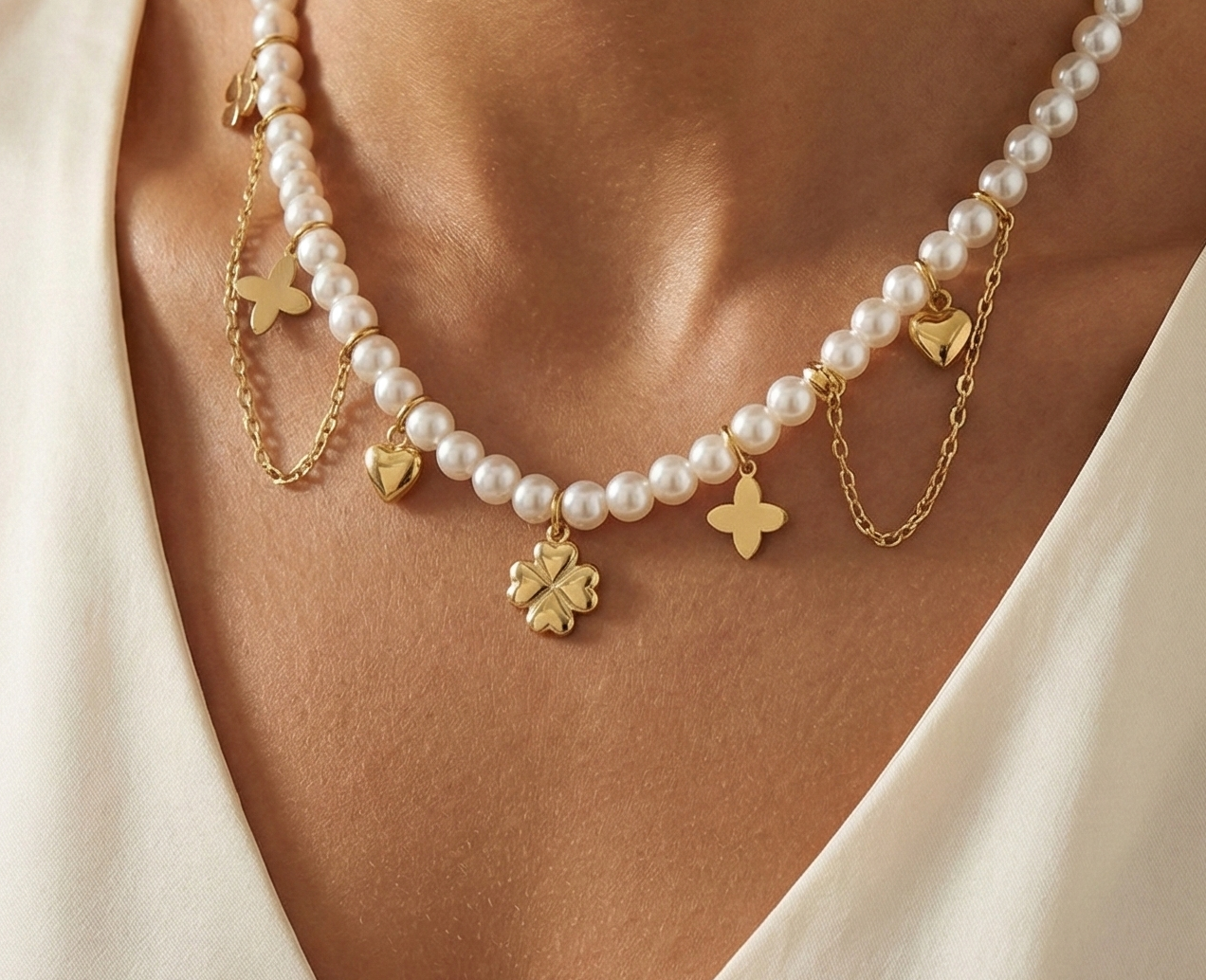 Bo Lucky Pearls ketting