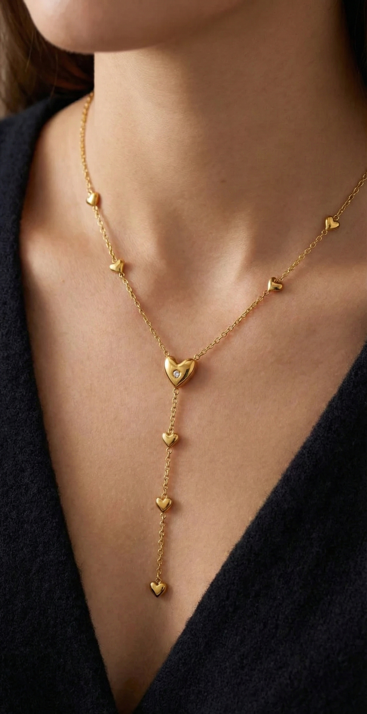 Heartfall drop ketting