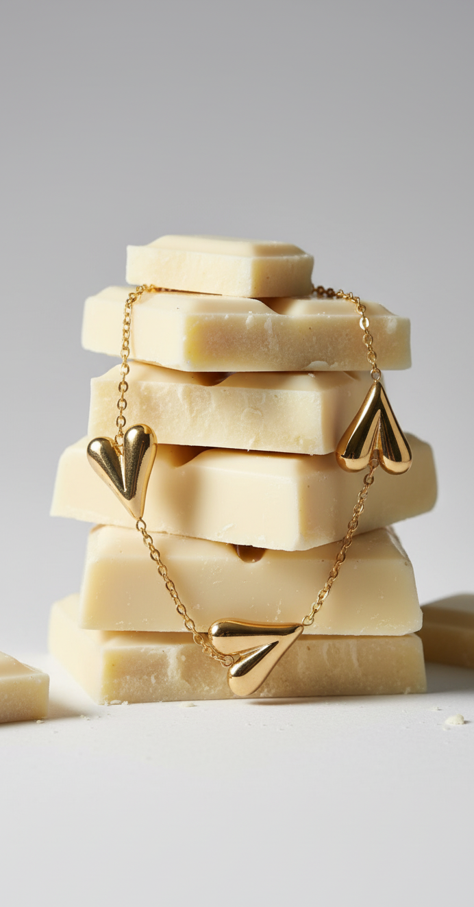 Bo Heart Trio ketting