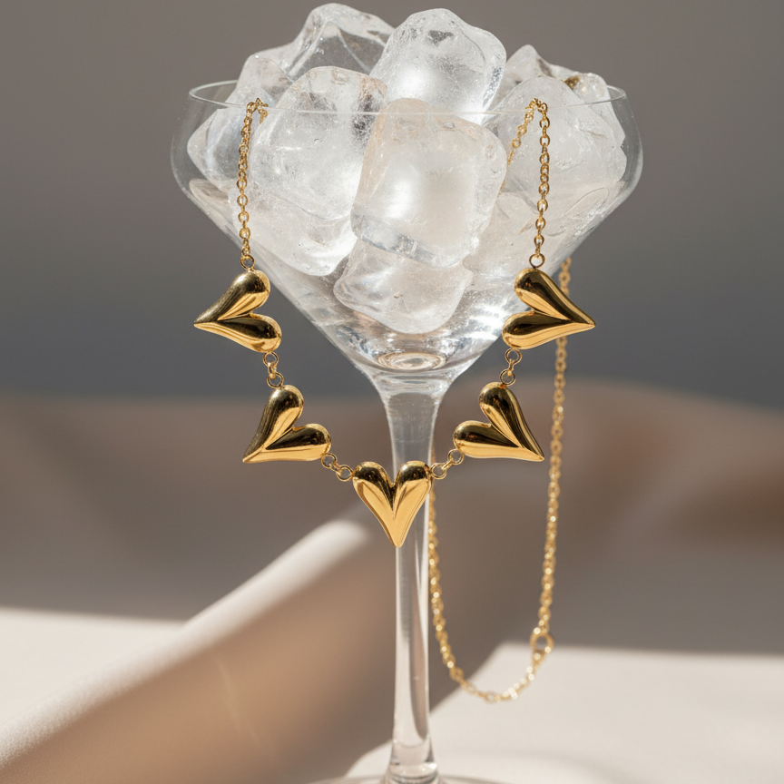 Heartbeat vibes ketting