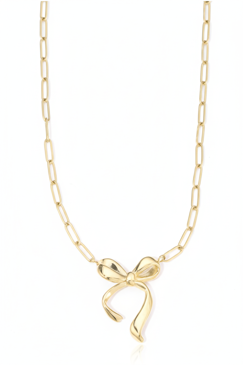Bow Charm ketting
