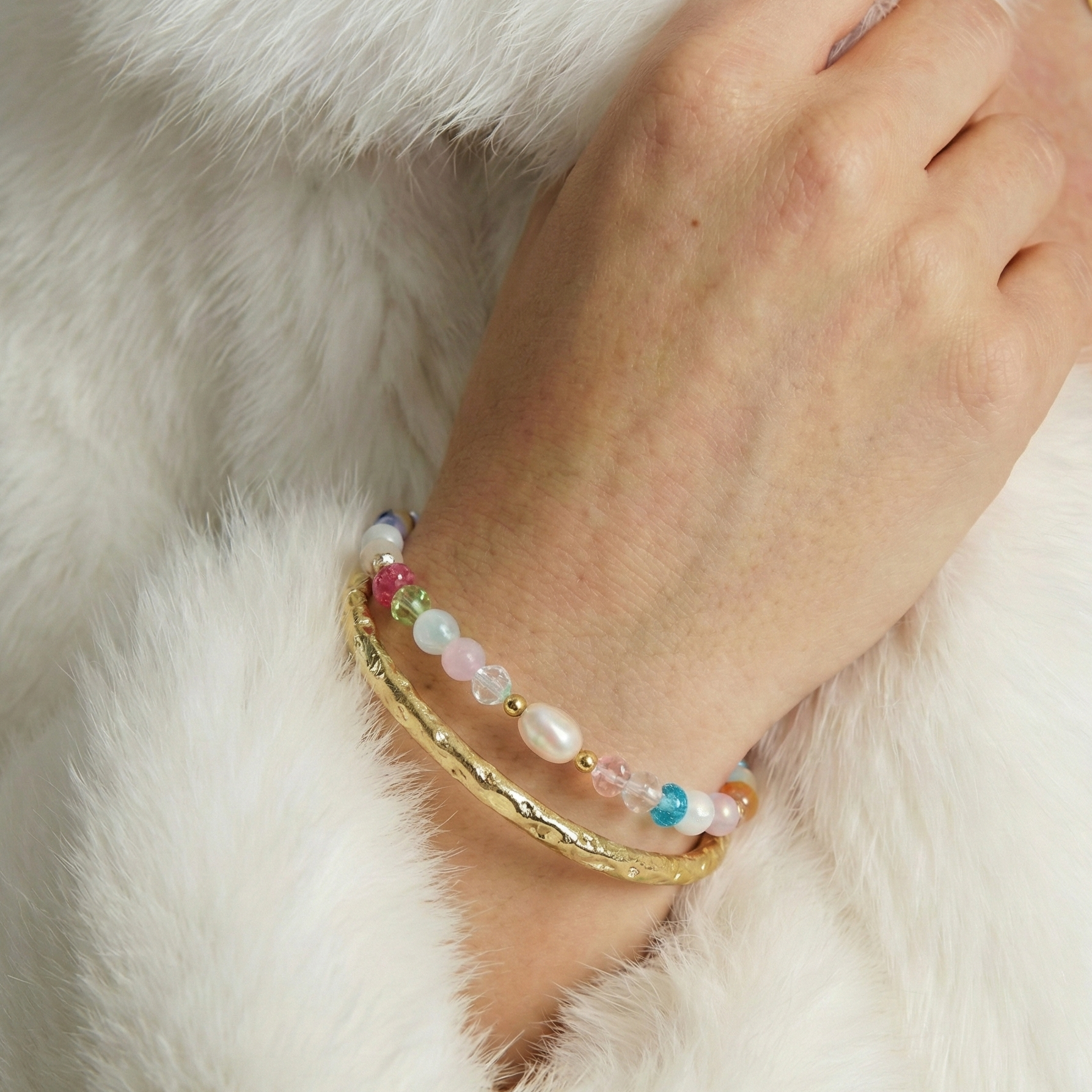 Pastel Pearl Bracelet