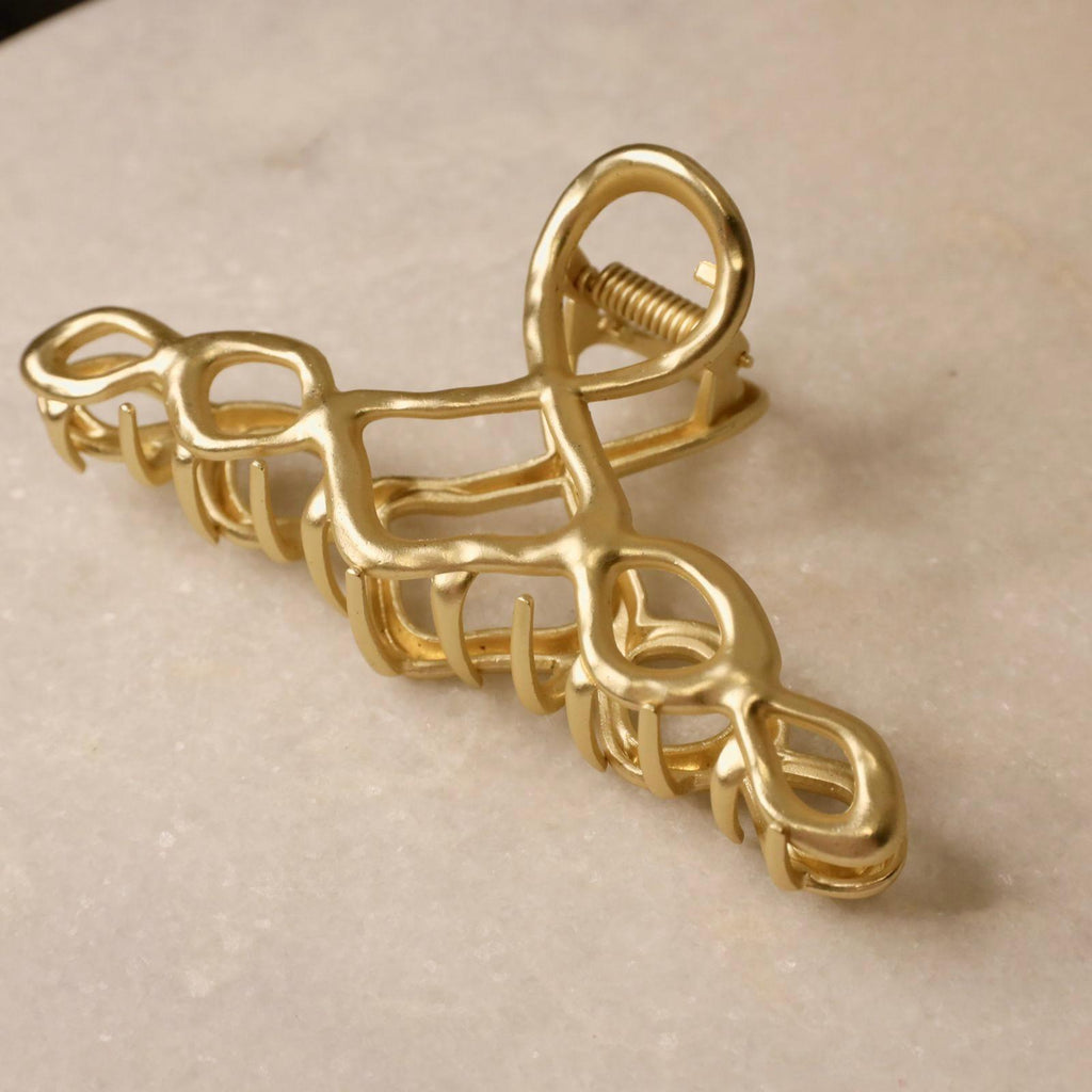 Golden Wave Hair Clip