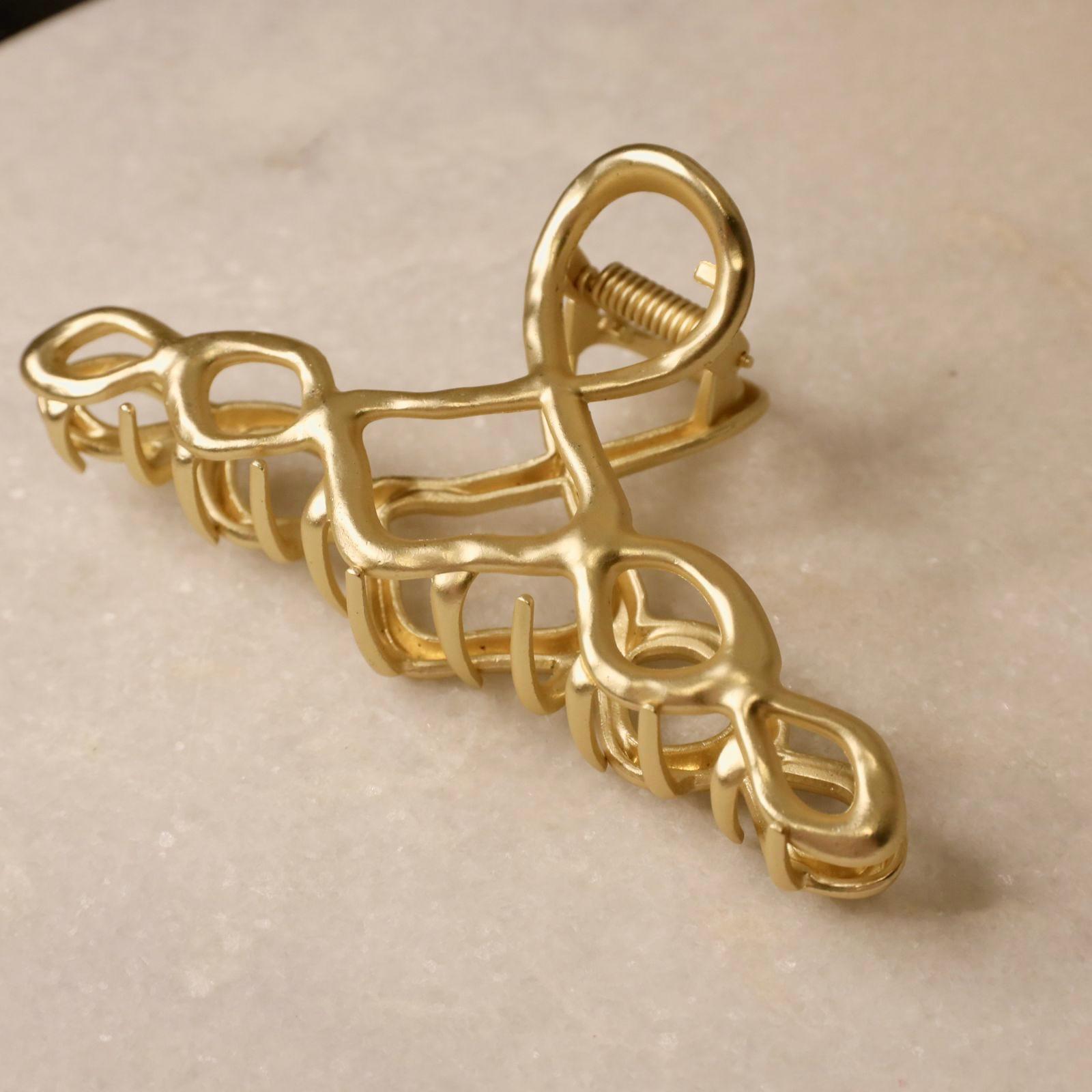 Golden Wave Hair Clip